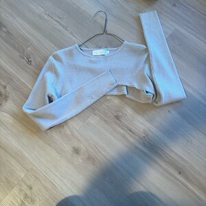 Stylish  Ribbed Crop Top